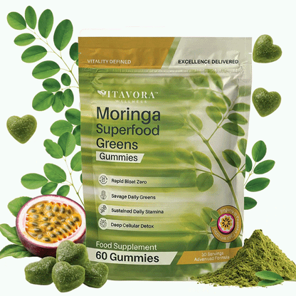 Vitavora Wellness™ Moringa Oleifera Greens Superfood Gummies
